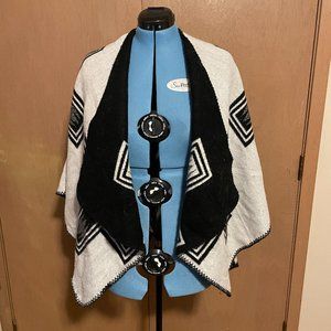 Patterned Reversible Poncho